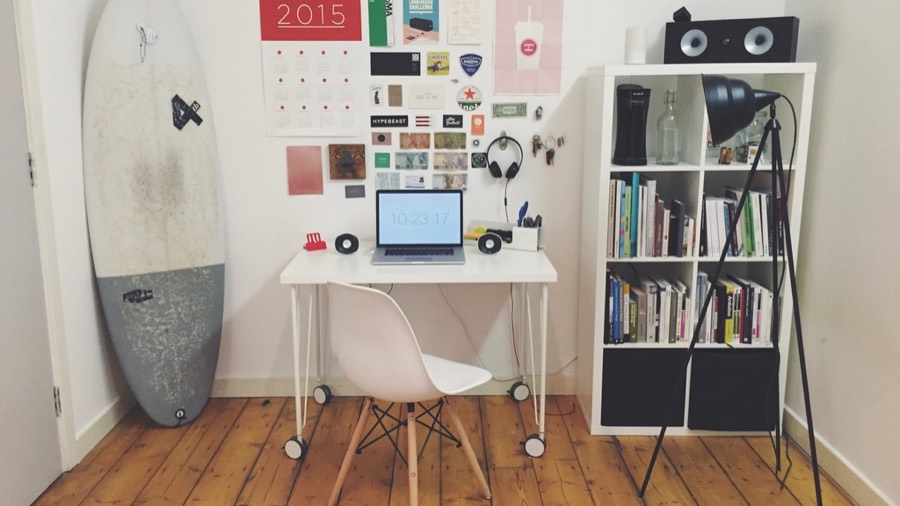 A real room photographed before any redesign